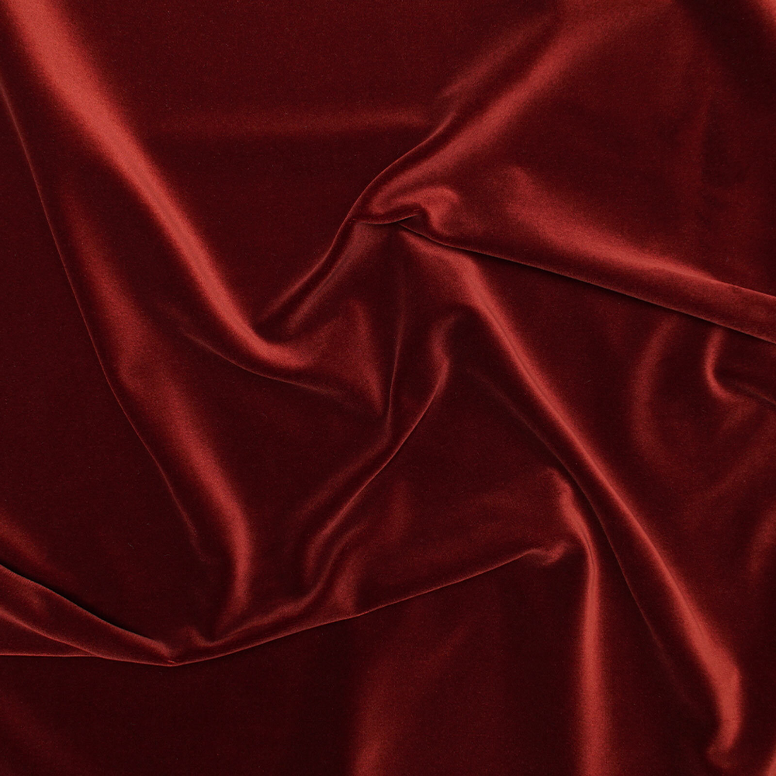 Velluto unito - h 140 cm - ruggine