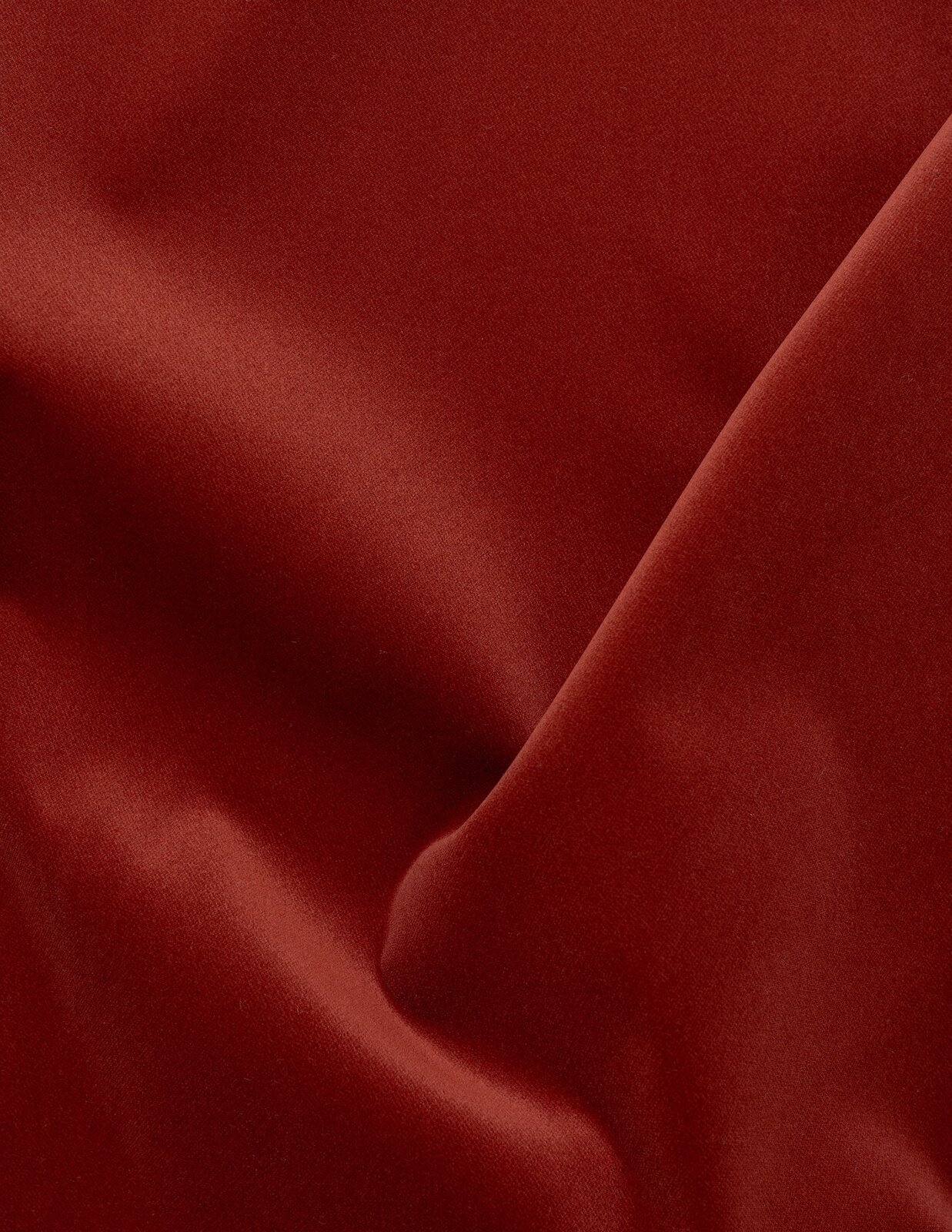 Velluto unito - h 140 cm - Rosso mattone