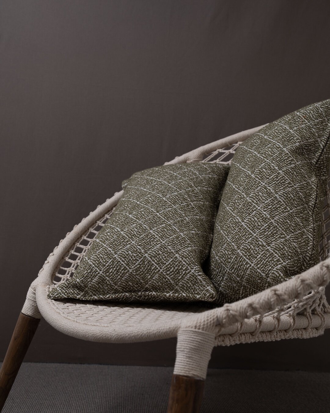 Cuscino arredo - geometrico verde